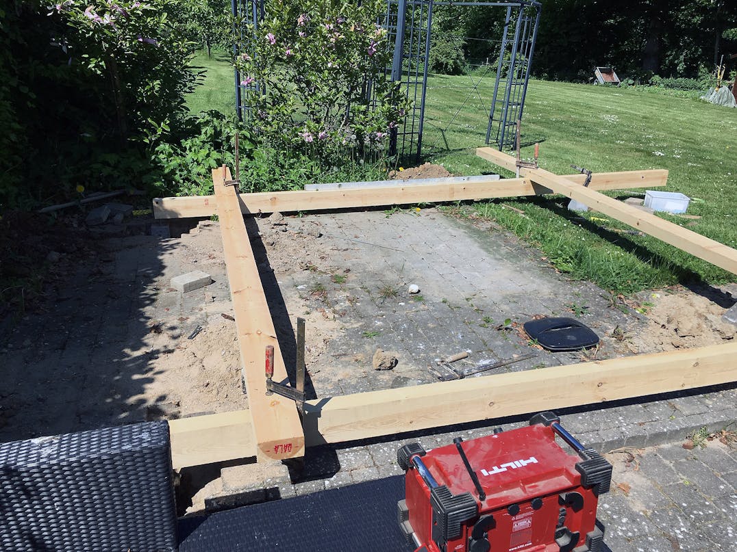 Havepavillon med tapsamlinger Havepavillon med tapsamlinger